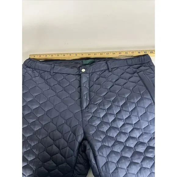 Mifland Quilted Pants - Navy Blue, Size 2XL